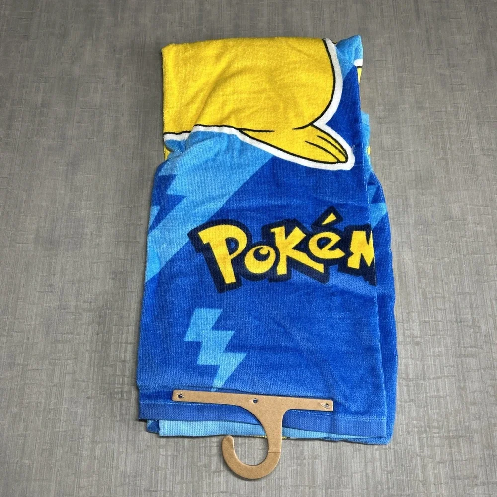 NWT Nintendo Pokemon Towel Pikachu Pokeball Large 54